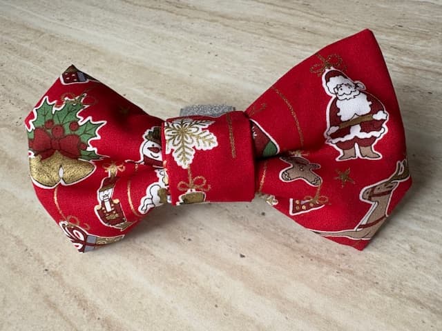 Božićna mašna - crvena